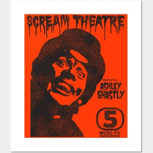 Ashley Ghastly Scream Theatre Horror Host WCSC Posters and Art